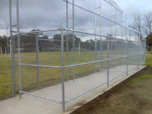 Rail Playing Fields Cage